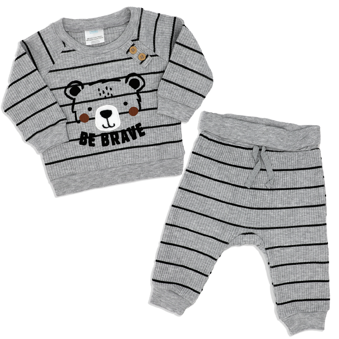 Boys INF 2 Piece Jogger Set: Be Brave