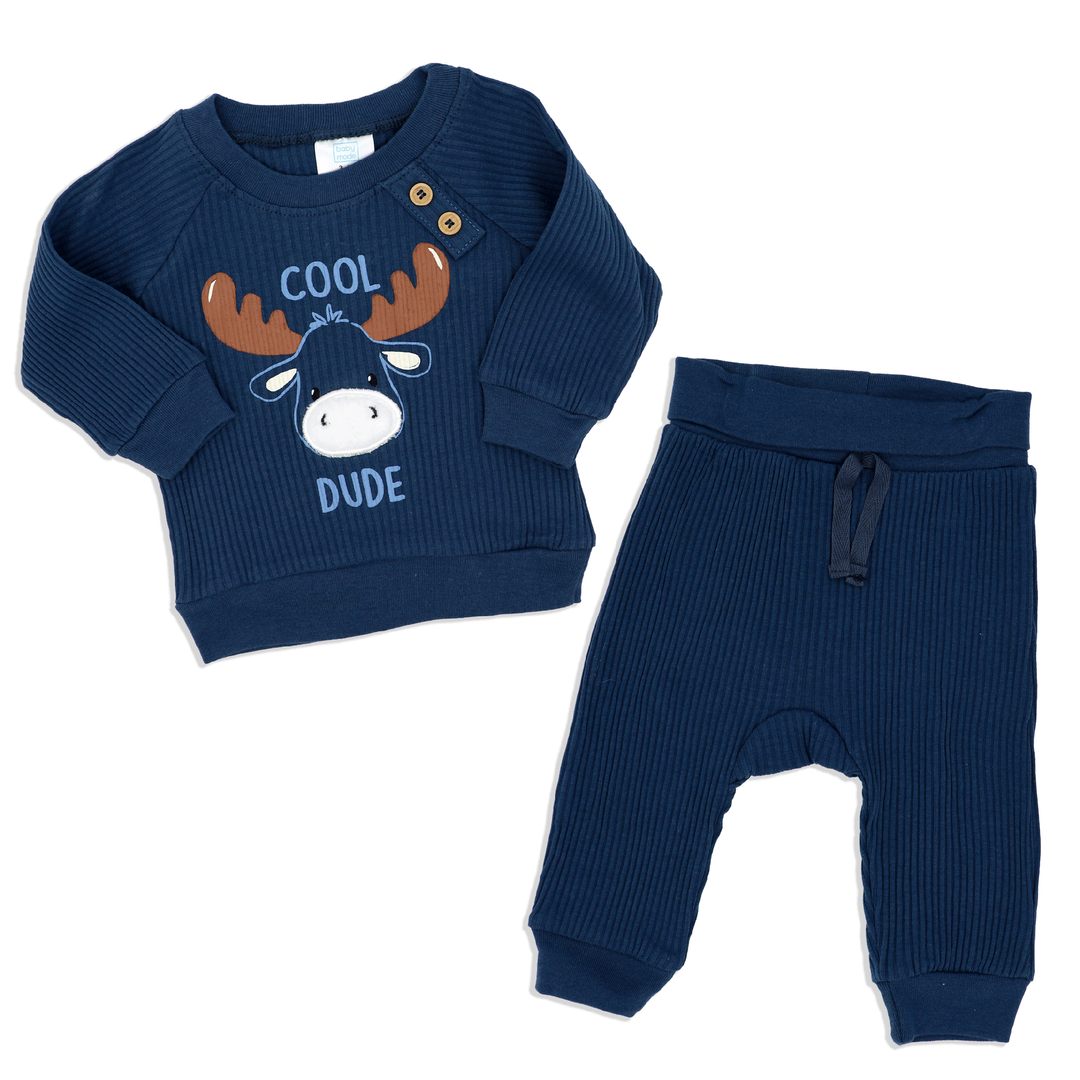 Boys NB 2 Piece Jogger Set: Cool Dude