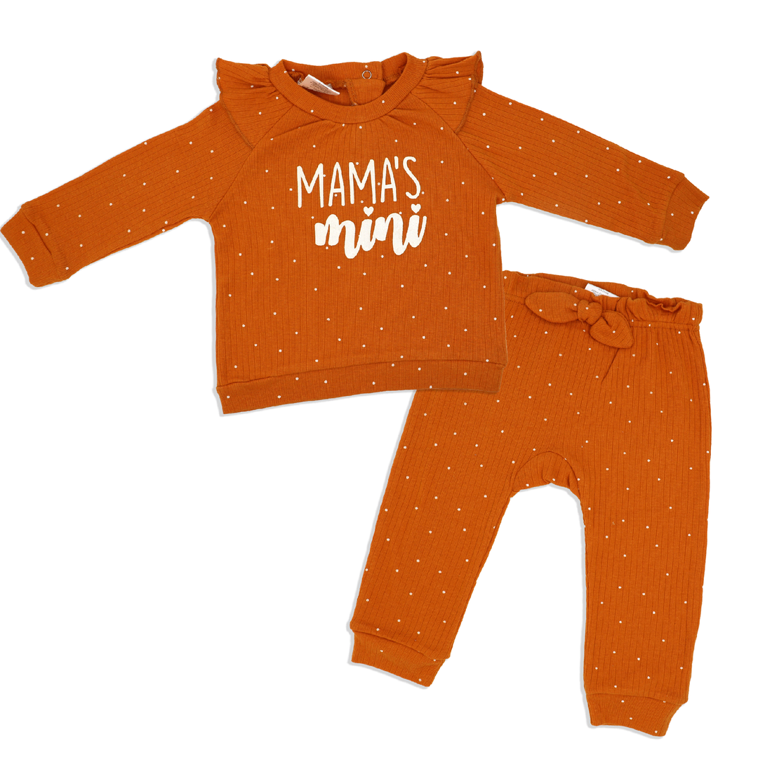 Girls INF 2 Piece Jogger Set: Mama's Mini