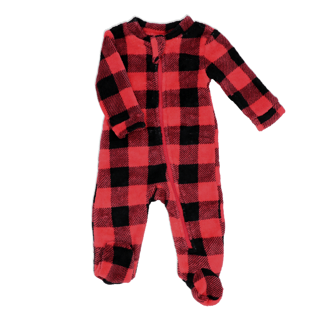 Buffalo NB Plush Sleepers: Red
