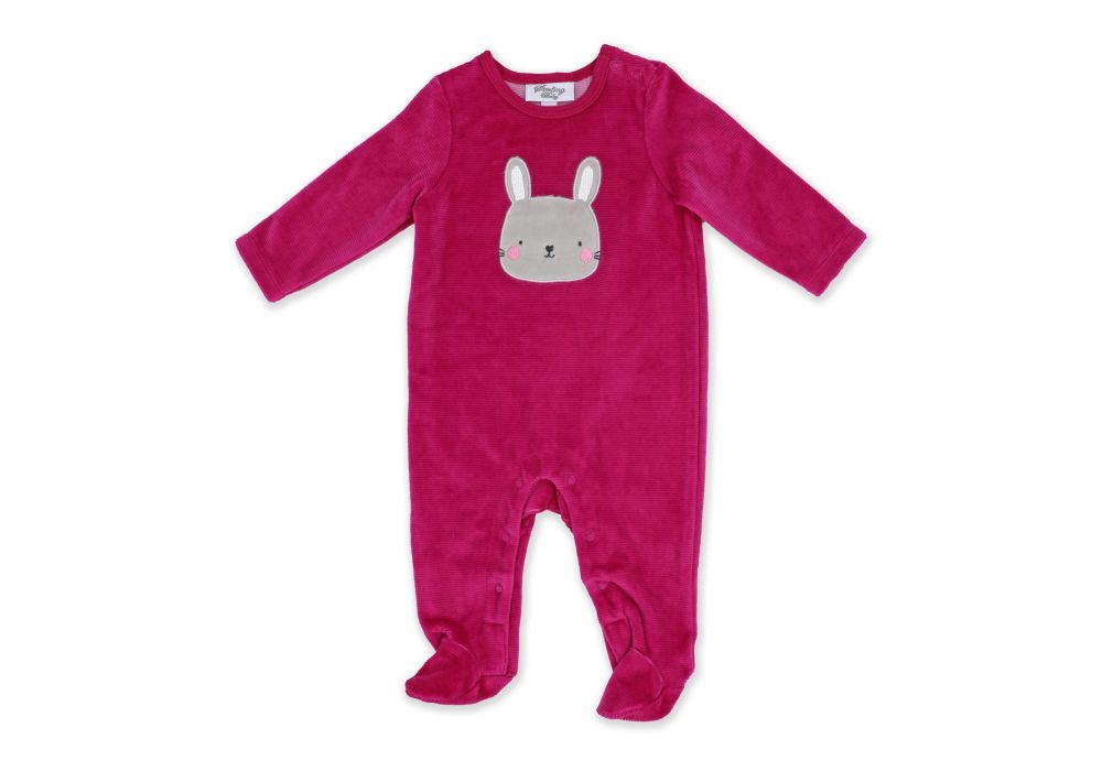Velour Coverall , Velour Coverall for baby girls