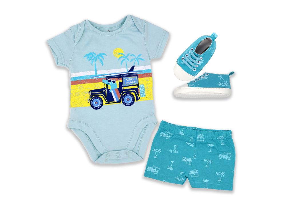 Boys 3 Piece Shoe Set: Jeep