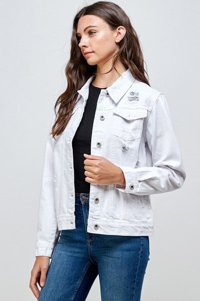 Cotton jeans outlet jacket